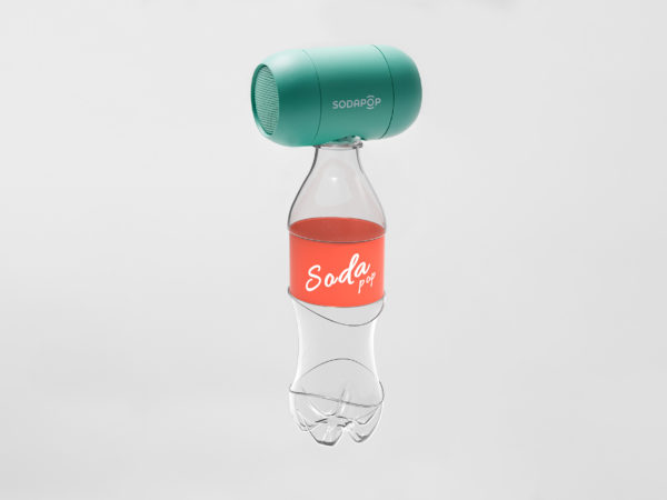 Sodapop Bluetooth Bass Bottle Speaker by Permafrost - Green
